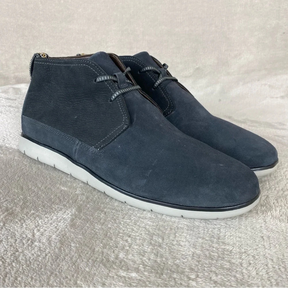 UGG Freamon Chukka Boots Mens Size 13 Blue Suede Waterproof Treadlite NEW